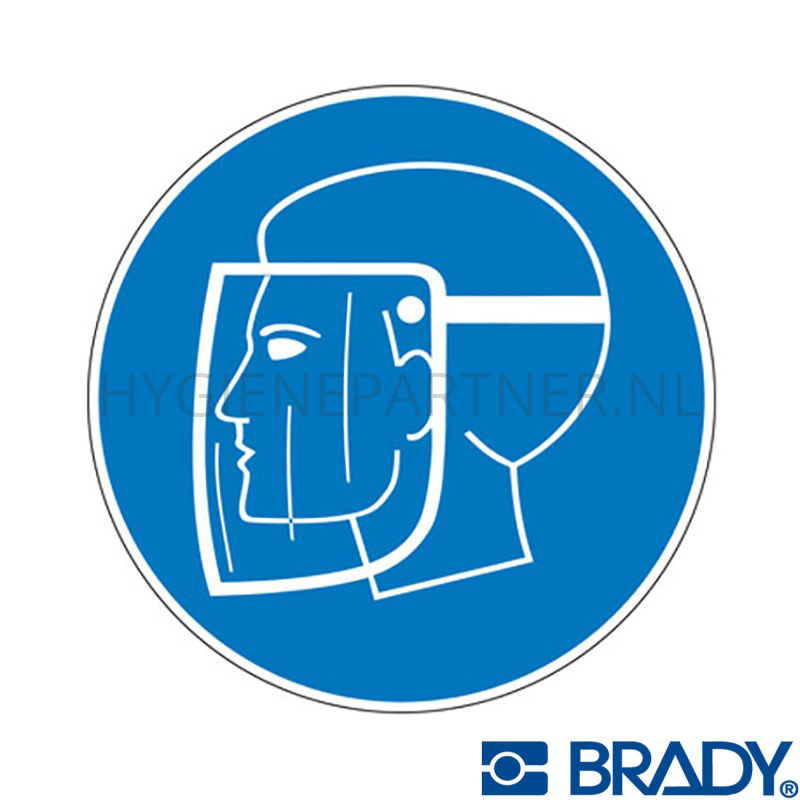 SB101064 Bord gelaatsbescherming verplicht PIC 265